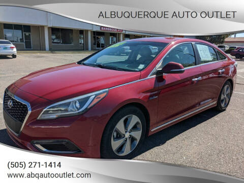 2016 Hyundai Sonata Hybrid for sale at ALBUQUERQUE AUTO OUTLET in Albuquerque NM