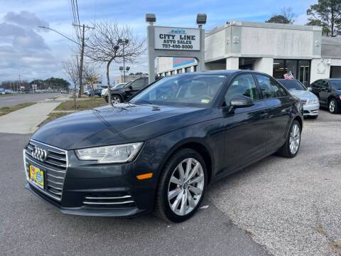 2017 Audi A4 for sale at City Line Auto Sales in Norfolk VA
