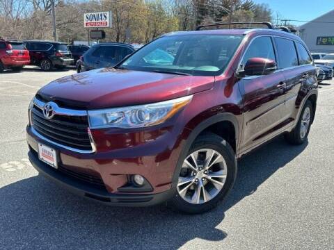 2015 Toyota Highlander for sale at Sonias Auto Sales in Worcester MA