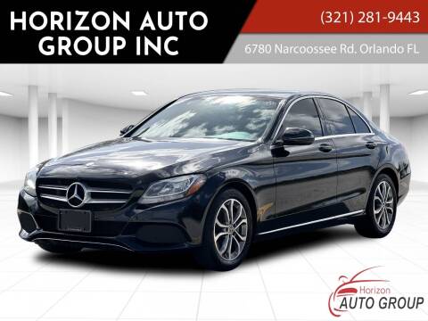 2017 Mercedes-Benz C-Class for sale at HORIZON AUTO GROUP INC in Orlando FL