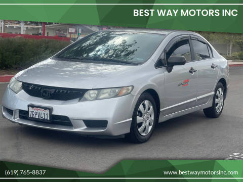 2011 Honda Civic for sale at BEST WAY MOTORS INC in San Diego CA