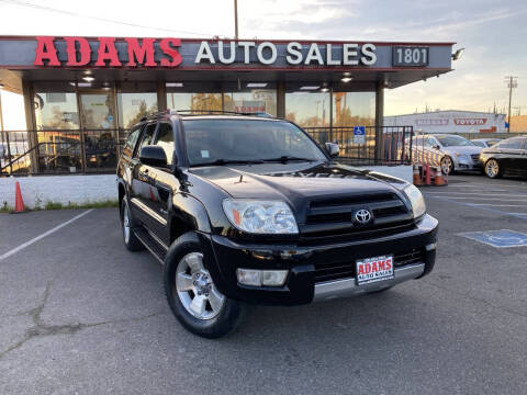 2004 Toyota 4Runner for sale at Adams Auto Sales CA in Sacramento CA