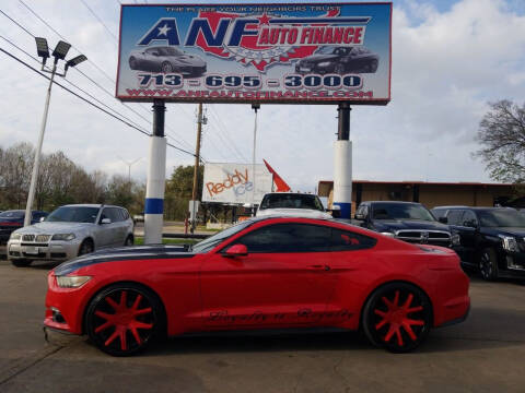 2016 Ford Mustang for sale at ANF AUTO FINANCE in Houston TX