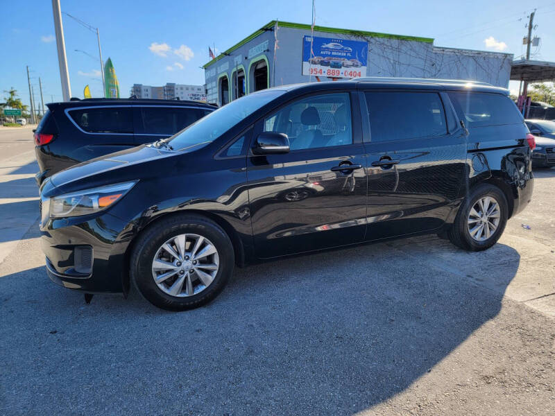 2017 Kia Sedona for sale at INTERNATIONAL AUTO BROKERS INC in Hollywood FL