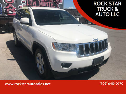 2012 Jeep Grand Cherokee for sale at ROCK STAR TRUCK & AUTO LLC in Las Vegas NV