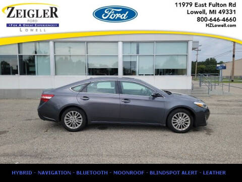 2015 Toyota Avalon Hybrid for sale at Zeigler Ford of Plainwell- Jeff Bishop - Zeigler Ford of Lowell in Lowell MI