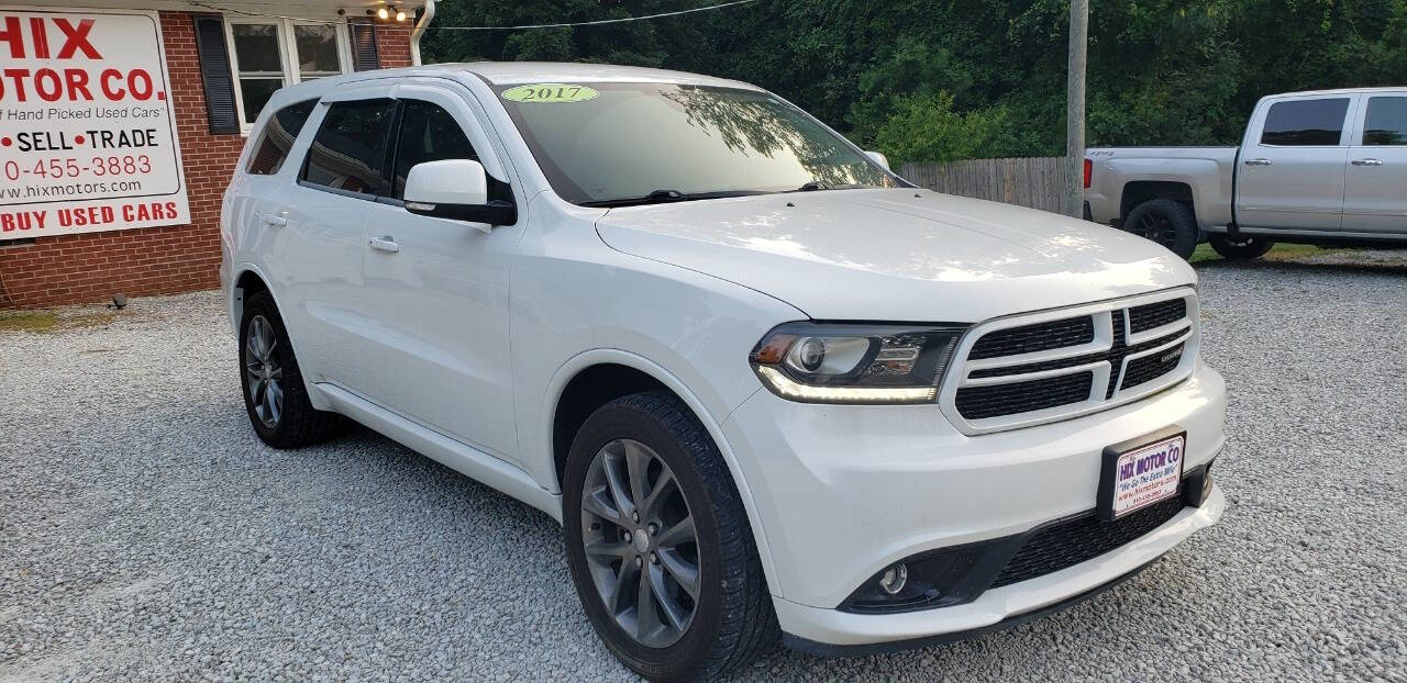 2017 Dodge Durango for sale at Hix Motor Co in Jacksonville, NC