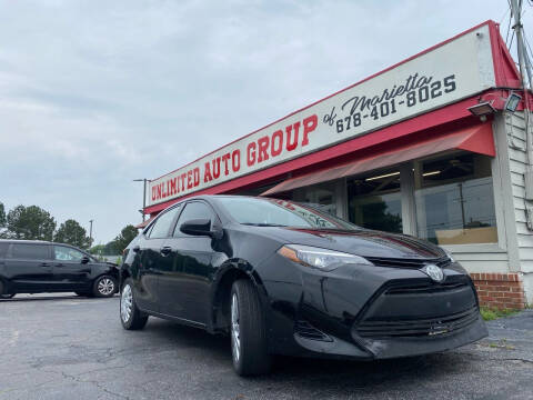 2017 Toyota Corolla for sale at Unlimited Auto Group of Marietta in Marietta GA