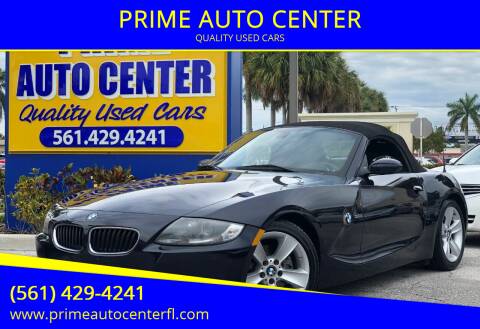 2007 BMW Z4 for sale at PRIME AUTO CENTER in Palm Springs FL