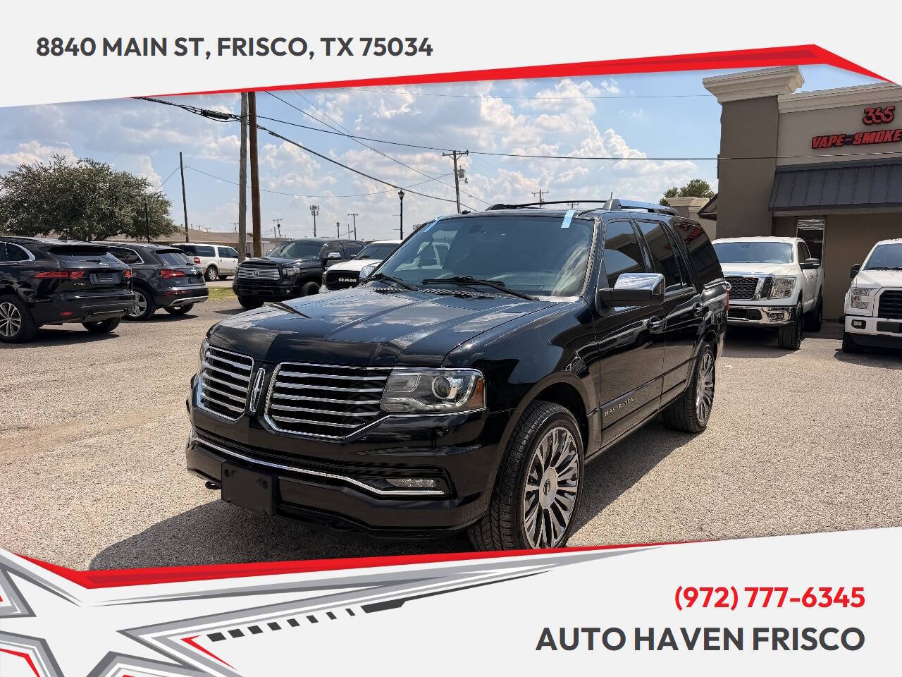 Black Velvet 2016 Lincoln Navigator SUV / Crossover Four-Wheel Drive 6-Speed Automatic