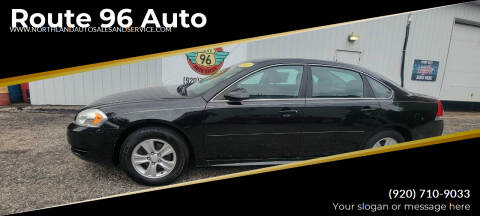 2012 Chevrolet Impala for sale at Route 96 Auto in Dale WI