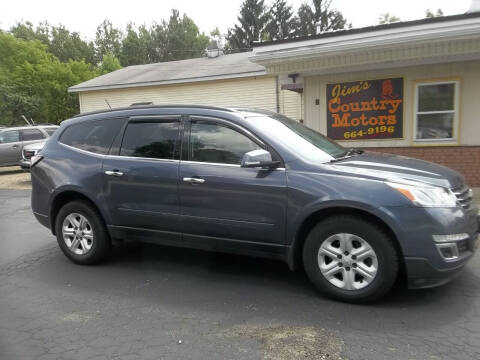 2013 Chevrolet Traverse for sale at JIM'S COUNTRY MOTORS in Corry PA