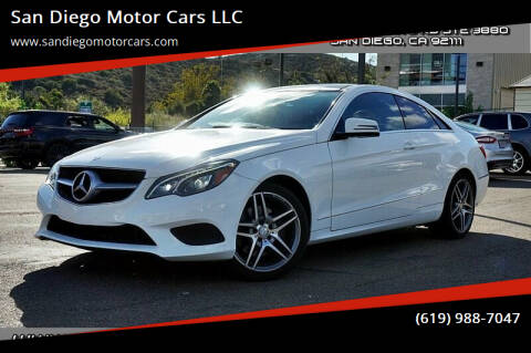 2014 Mercedes-Benz E-Class for sale at San Diego Motor Cars LLC in Spring Valley CA