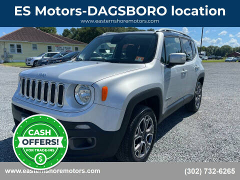 2017 Jeep Renegade for sale at ES Motors-DAGSBORO location in Dagsboro DE