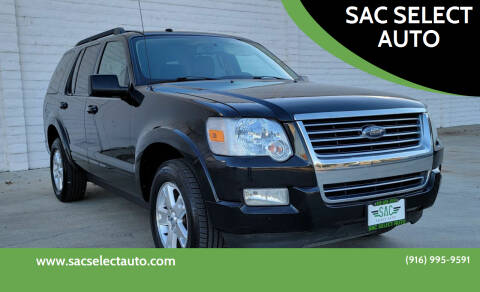 2010 Ford Explorer for sale at SAC SELECT AUTO in Sacramento CA