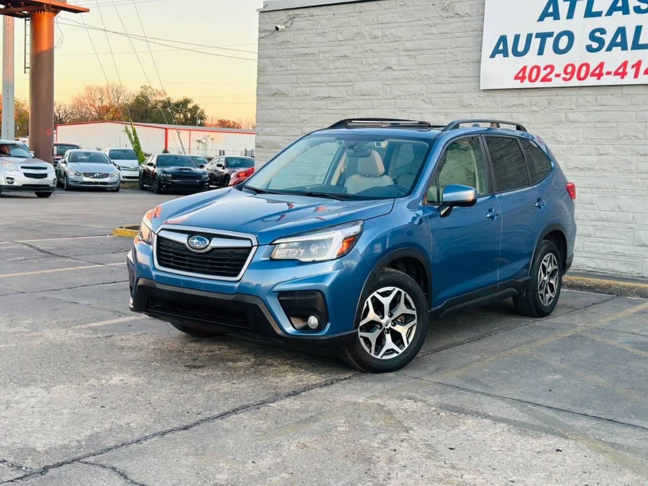 2021 Subaru Forester for sale at Atlas Auto Sales LLC in Lincoln, NE