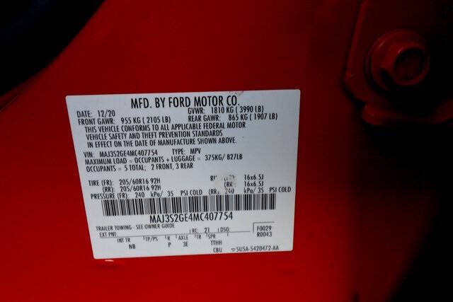 2021 Ford EcoSport SE