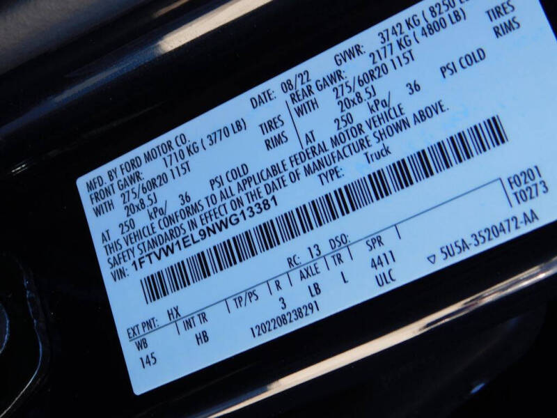 2022 Ford F-150 Lightning Lariat