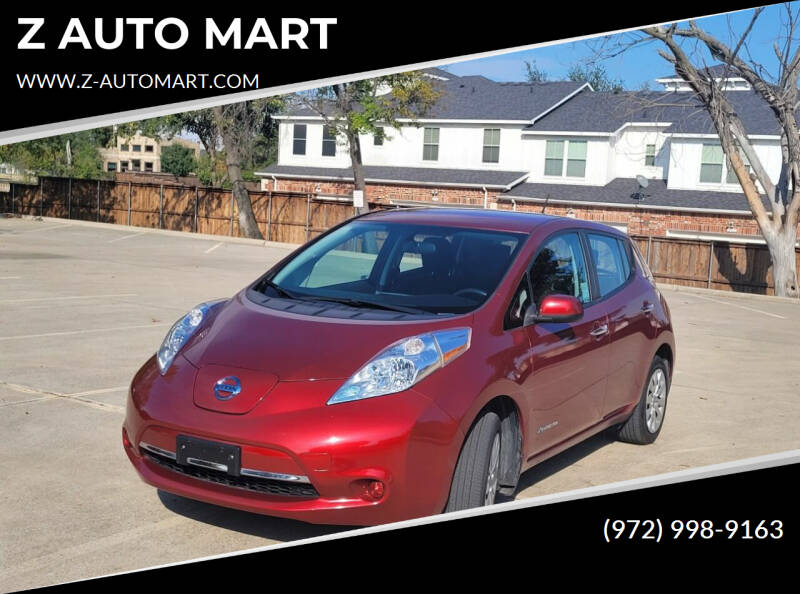 2015 Nissan LEAF for sale at Z AUTO MART in Lewisville TX