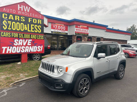 2015 Jeep Renegade for sale at HW Auto Wholesale in Norfolk VA