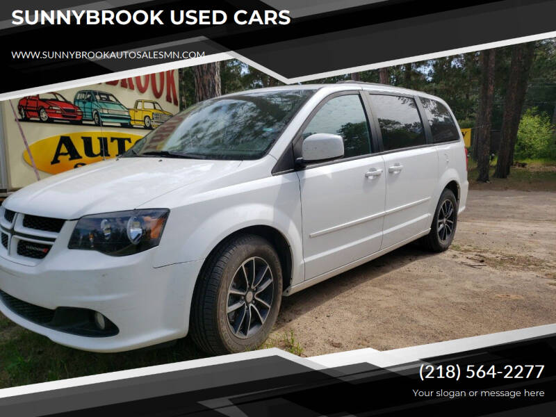 2017 Dodge Grand Caravan for sale at SUNNYBROOK USED CARS in Menahga MN