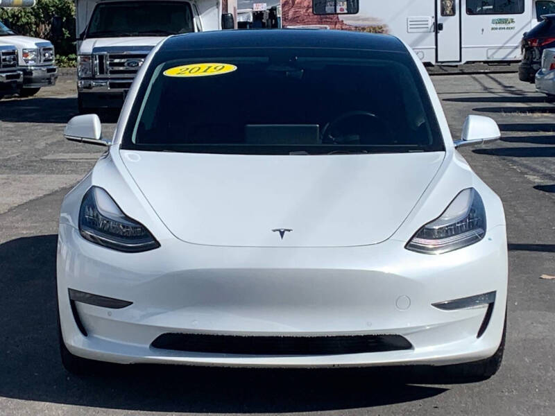 Used 2019 Tesla Model 3 Base with VIN 5YJ3E1EB0KF211637 for sale in Worcester, MA