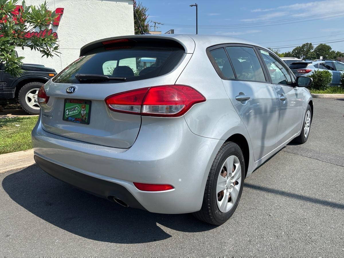 Silver 2017 Kia Forte5 LX LX 4dr Hatchback 2