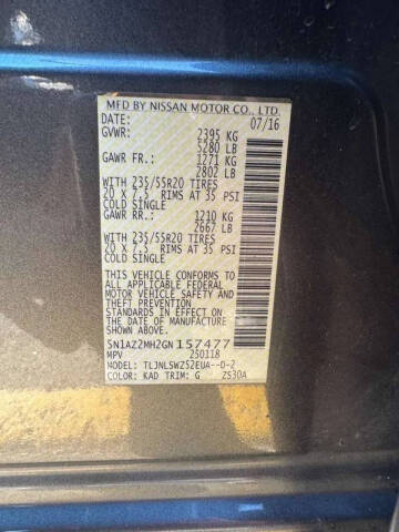 2016 Nissan Murano Platinum