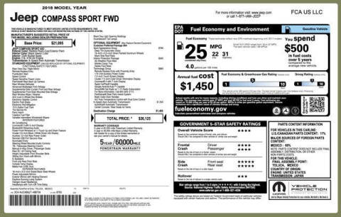 2018 Jeep Compass Sport