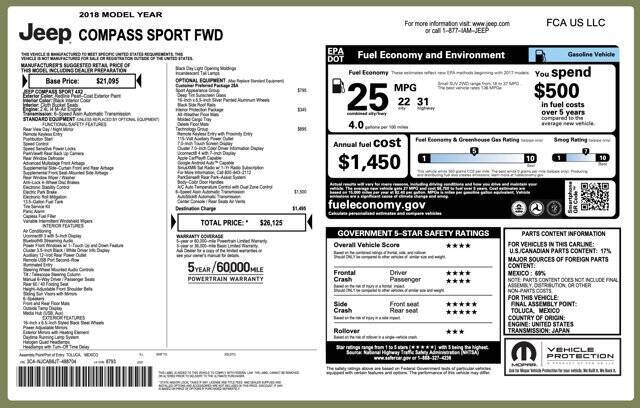 2018 Jeep Compass Sport