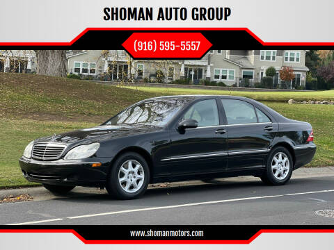 2001 Mercedes-Benz S-Class for sale at SHOMAN AUTO GROUP in Davis CA