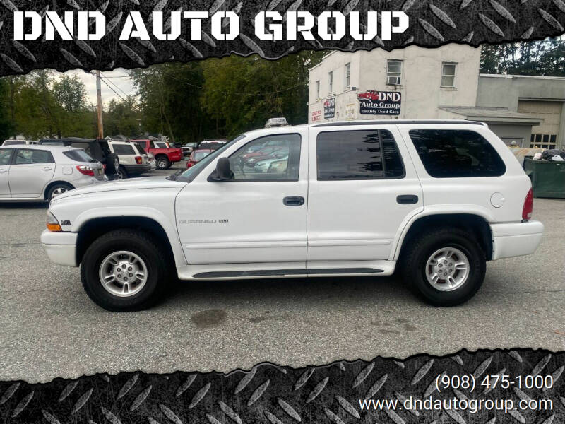 2000 Dodge Durango for sale at DND AUTO GROUP in Belvidere NJ