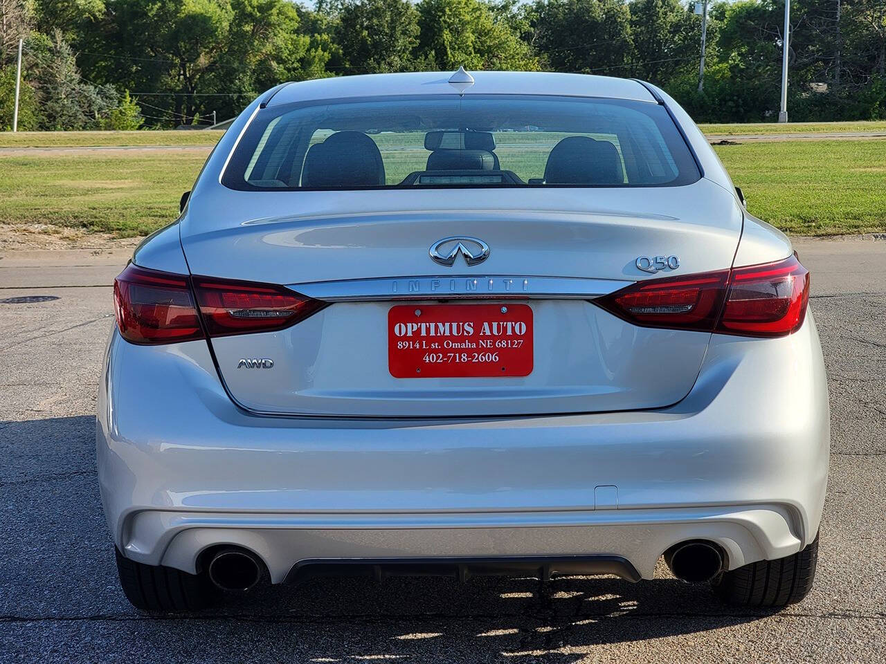 2018 INFINITI Q50 for sale at Optimus Auto in Omaha, NE