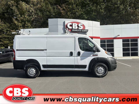 2019 RAM ProMaster for sale at CBS Quality Cars in Durham NC