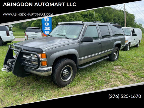1999 Chevrolet Suburban for sale at ABINGDON AUTOMART LLC in Abingdon VA