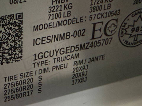 2021 Chevrolet Silverado 1500