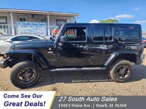 2016 Jeep Wrangler Unlimited for sale at 27 South Auto Sales in Ozark AL