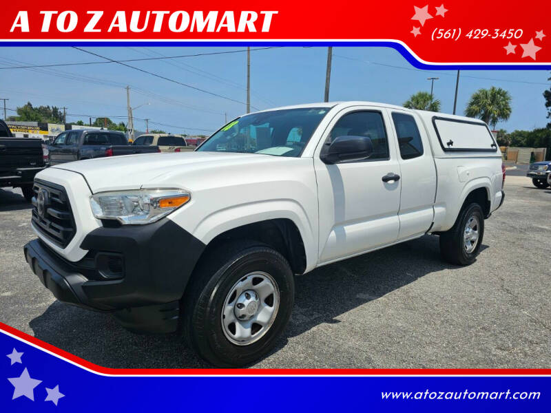 2018 Toyota Tacoma for sale at A TO Z  AUTOMART - A TO Z AUTOMART in West Palm Beach FL