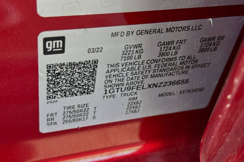 2022 GMC Sierra 1500 Limited