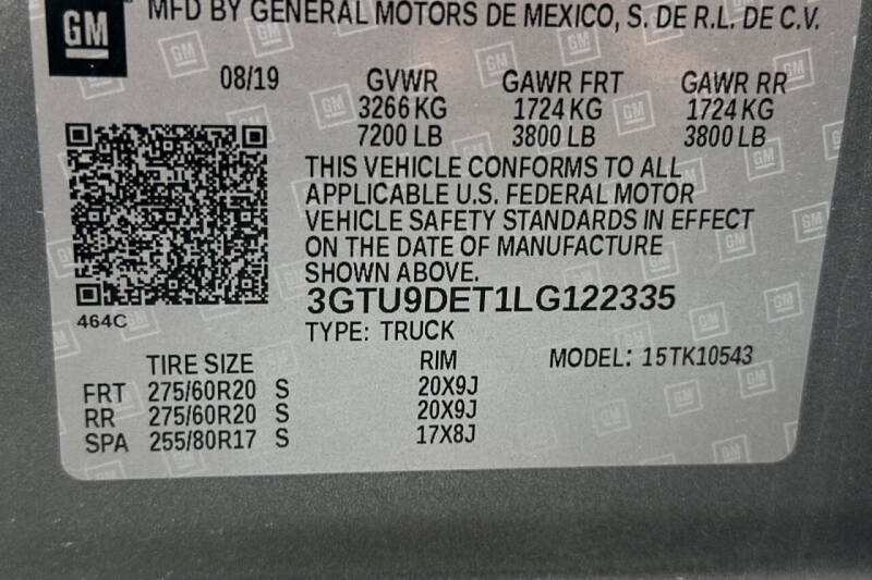 2020 GMC Sierra 1500