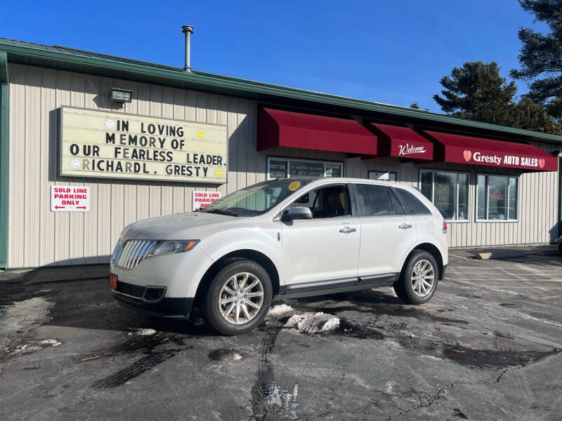 2012 Lincoln MKX for sale at GRESTY AUTO SALES in Loves Park IL