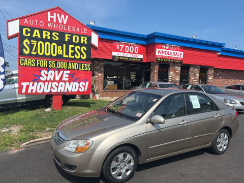 2008 Kia Spectra for sale at HW Auto Wholesale in Norfolk VA