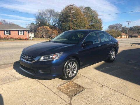 2013 Honda Accord for sale at E Motors LLC in Anderson SC