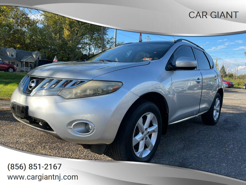 2009 Nissan Murano for sale at Car Giant in Pennsville NJ