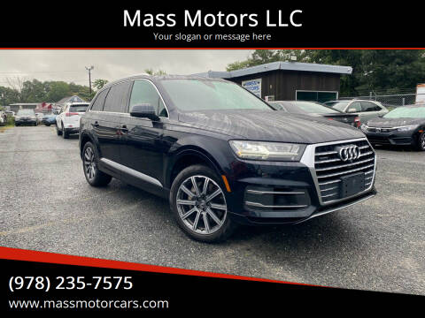 2017 Audi Q7 for sale at Mass Motors LLC in Worcester MA