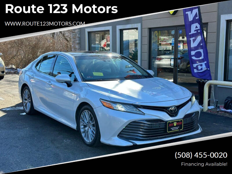 2018 Toyota Camry for sale at Route 123 Motors in Norton MA