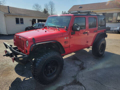 2016 Jeep Wrangler Unlimited for sale at Motorsports Motors LLC in Youngstown OH