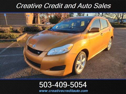 2009 Toyota Matrix for sale at Creative Credit & Auto Sales in Salem OR