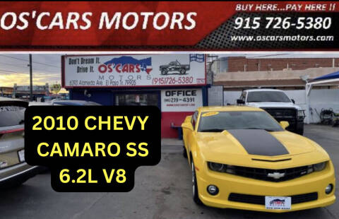 2010 Chevrolet Camaro for sale at Os'Cars Motors in El Paso TX