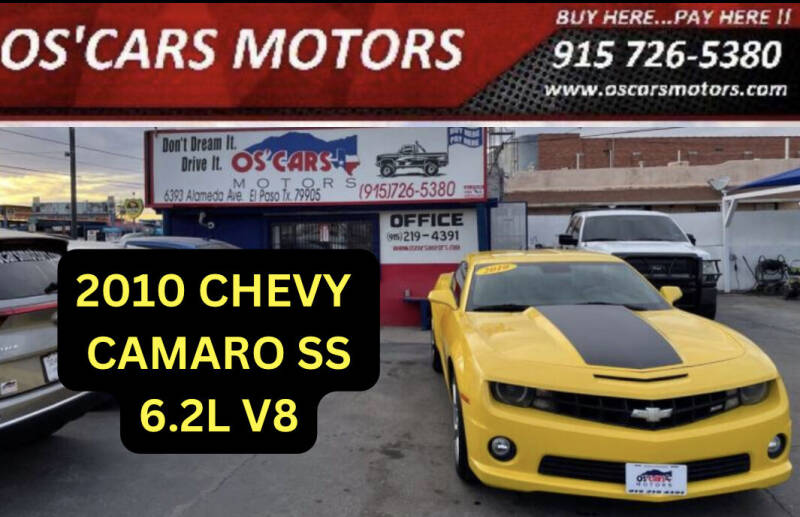 2010 Chevrolet Camaro for sale at Os'Cars Motors in El Paso TX